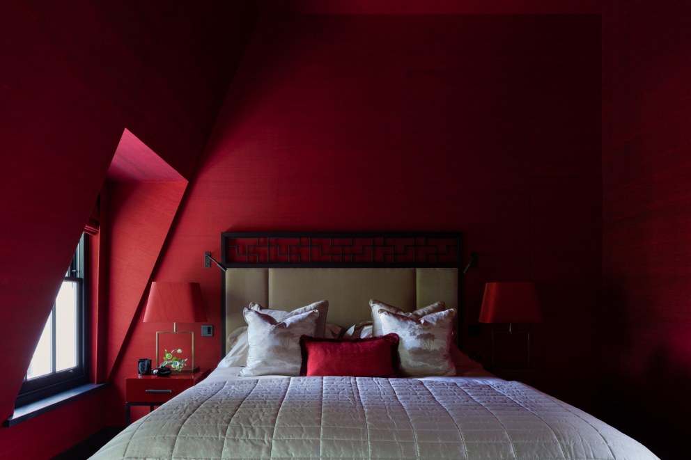 South Kensington penthouse | Master bedroom | Interior Designers